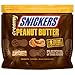 Creamy SNICKERS Peanut Butter Square Candy Bars, 7.7 Ounce Bag