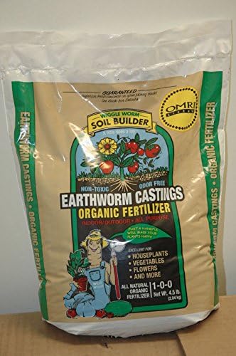 4.5 Lb. Wiggle Worm Soil Builder Earthworm Castings OMRI Listed Organic Fert.