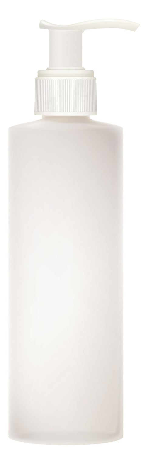 Bon Vital' 8 oz. Empty Bottle with Pump for Massage Therapists, Convenient and Easy to Dispense Massage Products, Such As Lotions, Oils, Gels, Twist and Lock Lid, Easily Refilled