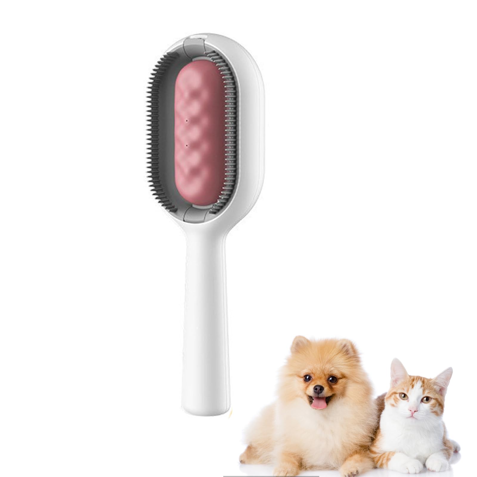 ZNDFTW Pet Hair Removal Comb with Water Tank, Cat Brush with Water, Cat Brush Multifunctional Cat Brush with Water for Gently Removes Loose Undercoat Mats Tangled Hair Slicker Brush for Pet