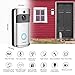 EKEN Video Doorbell 2 720P HD Wifi Camera Real-Time Video Two-Way Audio Wide-angle Lens Night Vision PIR Motion Detection App Control with FREE Chime (Add Both To Cart) & Built-in 8GB Card