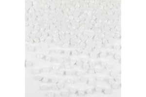 Oubest 300Pcs Small Glow in The Dark Rocks Garden Pebbles Fish Tank Decorations Stones Aquarium Gravel Garden Planter Rocks-White