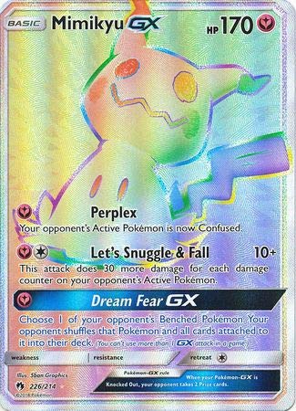 Mimikyu GX - 226/214 - Secret Rare - Lost Thunder