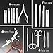 Manicure Pedicure Nail Clipper Set - 16 Pieces Stainless Steel Manicure Kits For Women and Men with Travel Case, Great Hand Facial and Feet Care Tools (WHITE)