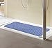 Extra Long Bathtub Mats Anti-Slip Tub Mat Anti-Bacterial Shower Mat,Simple Deluxe Non Slip Bath Mats by NTTR,Machine Washable(Blue,16 W x 39 L Inches)