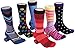 Marino Mens Dress Socks - Fun Colorful Socks for Men - Cotton Funky Socks - 6 Pack - Fun Collection - 10-13