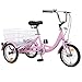 Slsy 14 inch Tricycle, 14″ Trike Bike Perfect for Beginner Riders, Single Speed 14 inch 3 Wheel Bikes, Three-Wheeled Bicycles with Adjustable Heightthumb 3