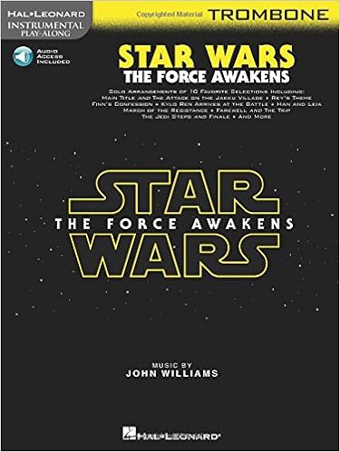 Amazon Com Star Wars The Force Awakens Trombone Instrumental Play Along 0888680609948 Williams John Books