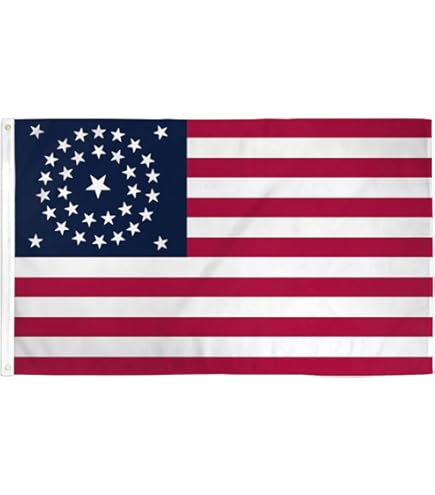 3x5 Piedi Guerra Civile Bandiera USA 3x5 Piedi In Nylon Ricamata - Foto 14