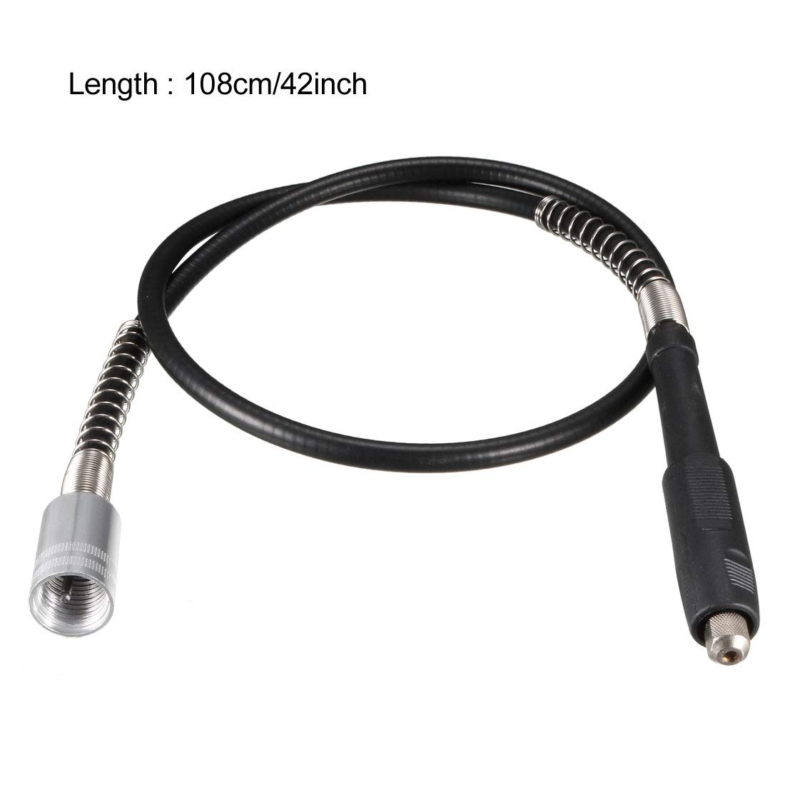 uxcell Flexible Shaft Rotary Tool Flex Shaft Attachment 39 inch Extension 8mm Chuck for Bench