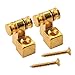 Musiclily Roller Guitar String Tree Guides Retainer for Fender Strat Stratocaster Tele Telecaster Electric Guitar, Gold (Pack of 4)
