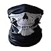 HAMIST Couples Seamless Skull Face Tube Mask Black&Red