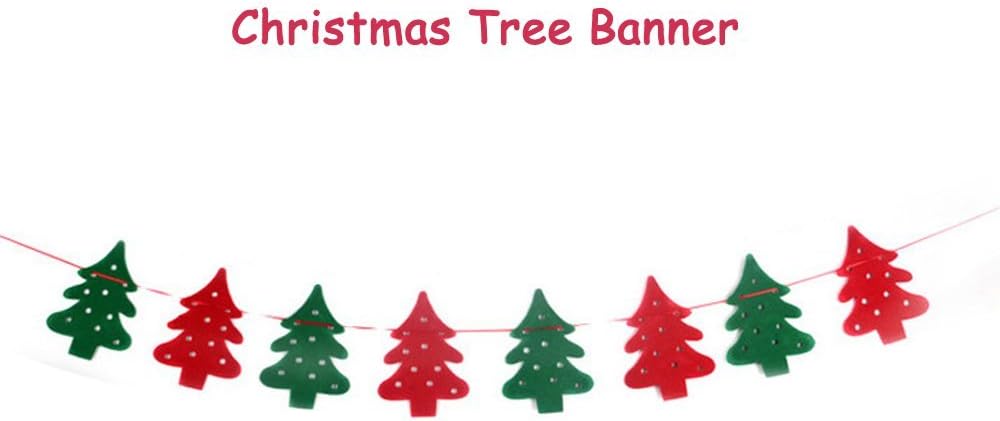 Amazon Com 3m Merry Christmas Tree Banner Flag For Home
