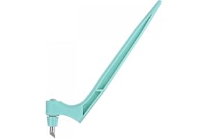 uxcell Outils de coupe artisanaux, lames rotatives à 360 degrés en acier inoxydable avec lame de 15 degrés pour loisirs créat