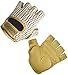 AERO|TECH|DESIGNS ATD Gel Padded Leather Cotton Crochet Fingerless Cycling Gloves