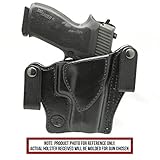 Winthrop Holsters IWB Covert Dual Snap Black Leather Holster