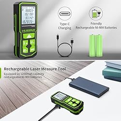 Huepar 196FT/60M Rechargeable Laser Measuring Tool