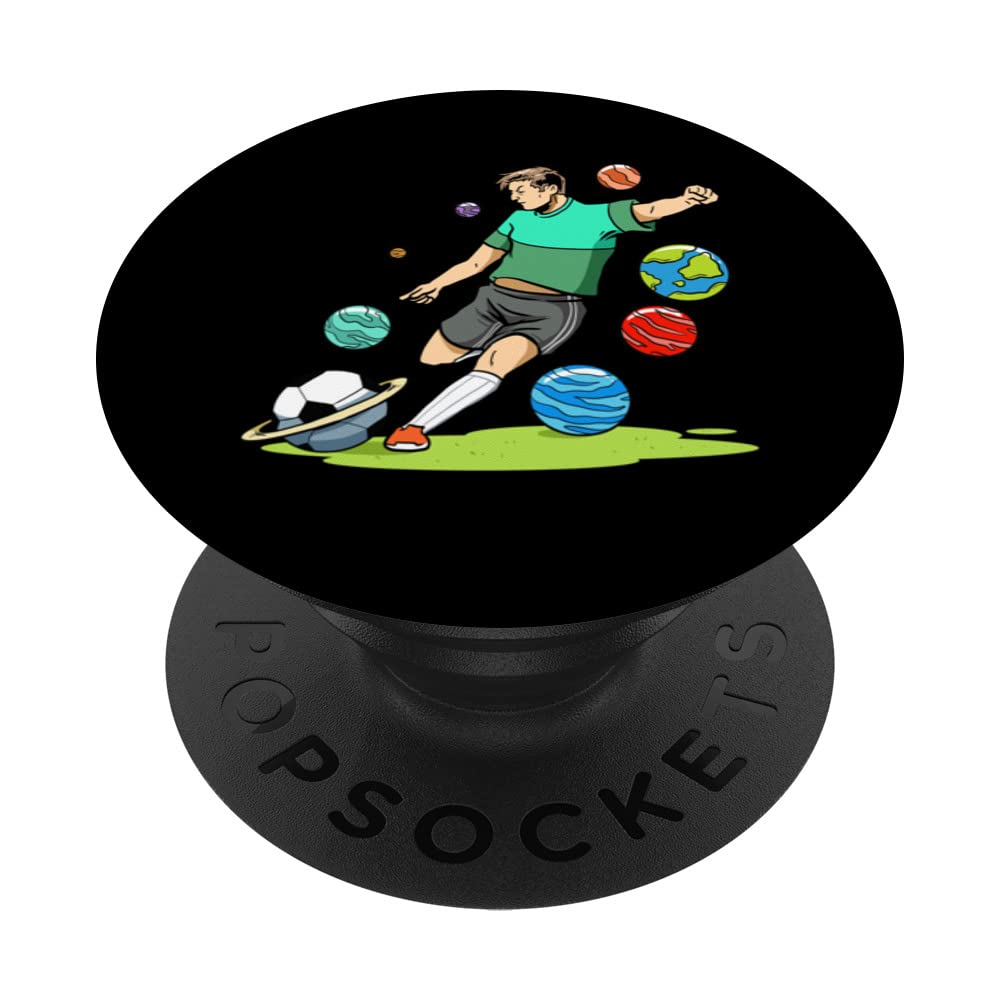 Soccer Player Planet System Soccer PopSockets Swappable PopGrip