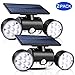 UNIFUN Solar Lights Outdoor, 30 LED Waterproof Solar Powered Wall Lights with Dual Head Spotlights 360-Degree Rotatable Solar Motion Security Lights for Outdoor Pation, Yard, Garden Use