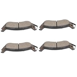 cciyu D932 Rear Semi-Metallic Disc Brake Pads Kit