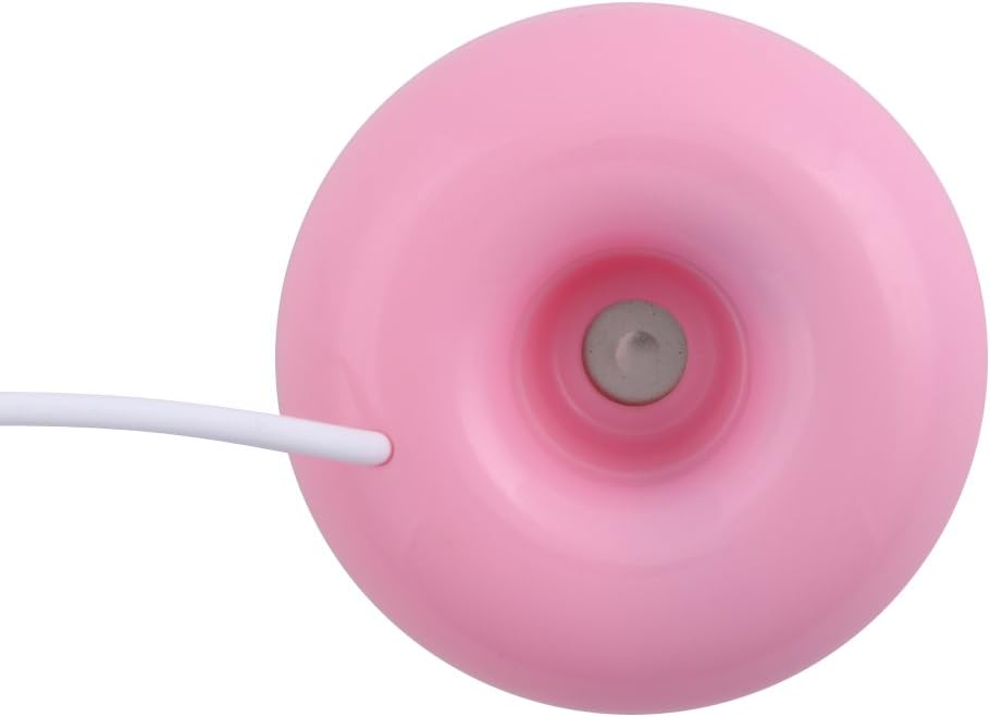 Heryaa USB Portable ABS water floating Mini Air Ultrasonic Home Office Humidifier moisturizer DC 5V Diffuser With Mist Maker Fogger ?pink?