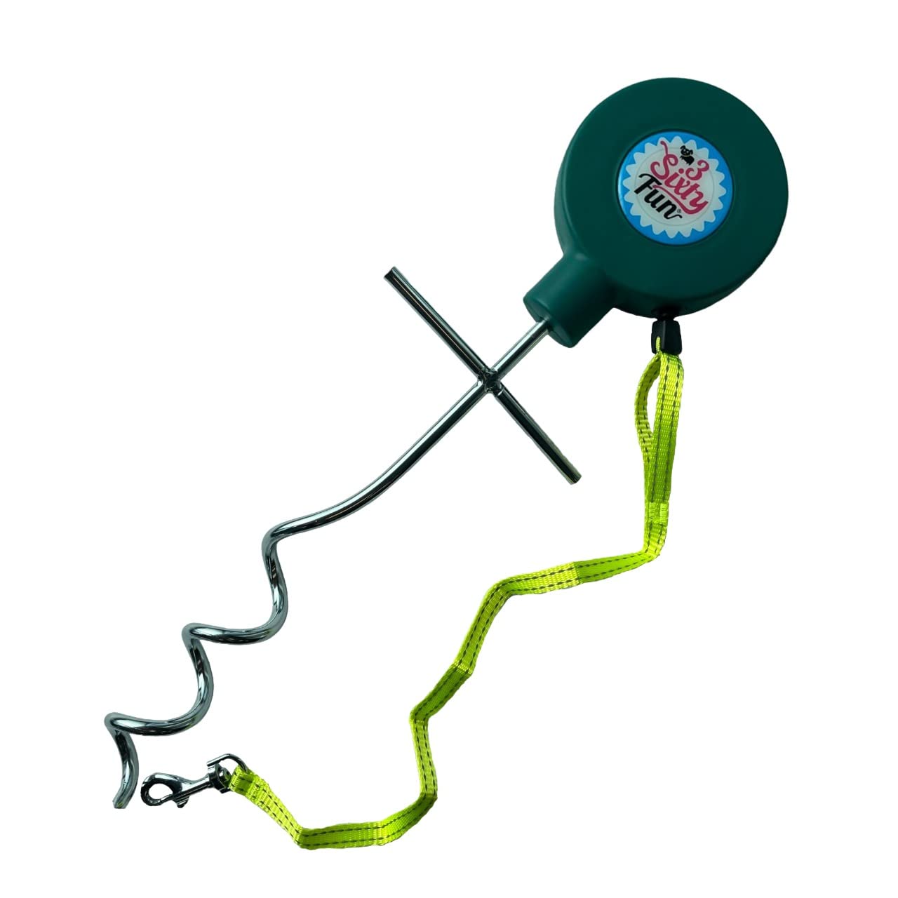 3SixtyFun Tangle-Free Rotating Dog Leash for Travel, Award-Winning Product for Nature Lovers, Camping & Sport, Extends to 5M