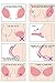 Komene Self Adhesive Silicone Invisible Incarnadine B CUP Bra+Underwear Bag