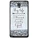 Glitter Background with Quote 