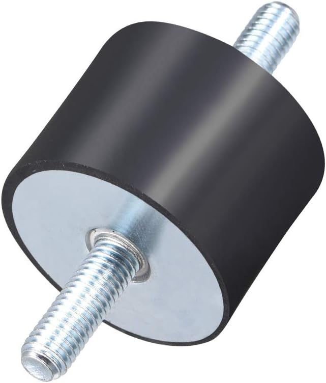sourcing map 40 x 30mm Rubber Mounts,Vibration Isolators,Shock Absorber with M8 x 23mm Studs - Image 4