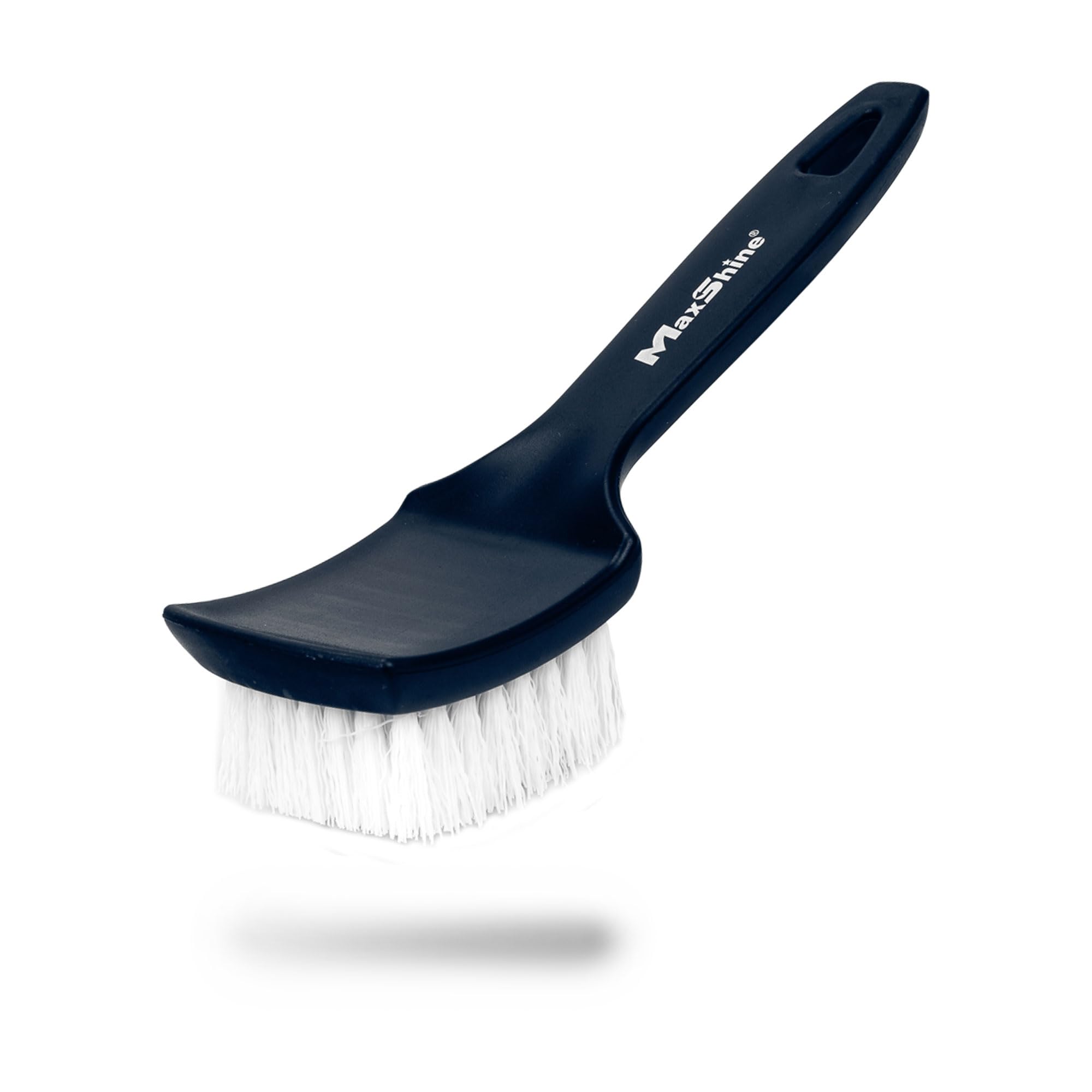 Photo 1 of Maxshine Universal All-Purpose Cleaning Brush | Long-Handled Stiff Bristle Brush for Tires, Carpets, Upholstery & Floor Mats | Removes Tough Dirt & Stubborn Stains | Premium Auto Detailing Accessory