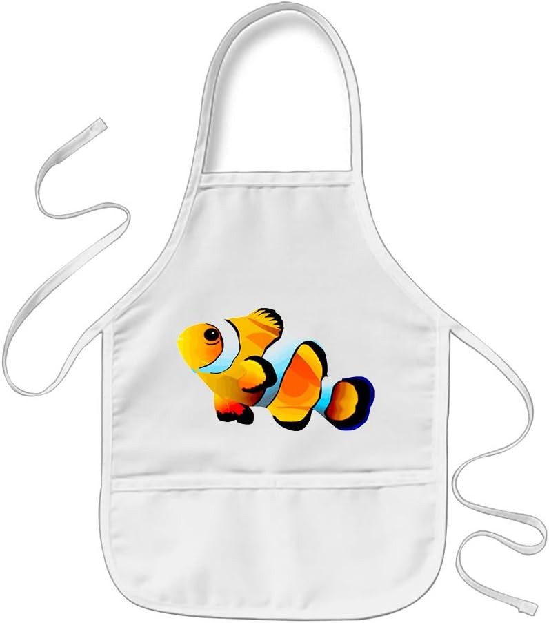 Kronial Patterns For Kids Aprons Clown Fish Kids White Aprons