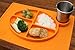 ChooseMyPlate - all-in-one Silicone Placemat with cup holder and nutritional guidelines for babies, toddlers, and kids - BPA free non-slip food divider dinnerware for kids - Color: (Orange)