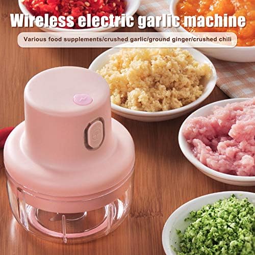 CFeng Electric Food Chopper, Wireless Mini Electric Garlic Food Blender - Image 4