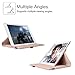 Fintie iPad mini 1/2/3 Case - 360 Degree Rotating Stand Case Cover with Auto Sleep / Wake Feature for Apple iPad mini 1 / iPad mini 2 / iPad mini 3, Rose Gold