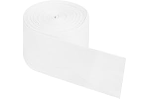 PATIKIL Cotton Twill Tape 2 Inch 5 Yards Cotton Ribbon Bias Binding Tape Herringbone Webbing Trim for Sewing Gift Wrapping Craft DIY White