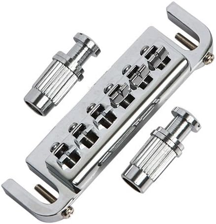 1set Badass Style Wrap Around Bridge Stop Tailpiece - Chrome