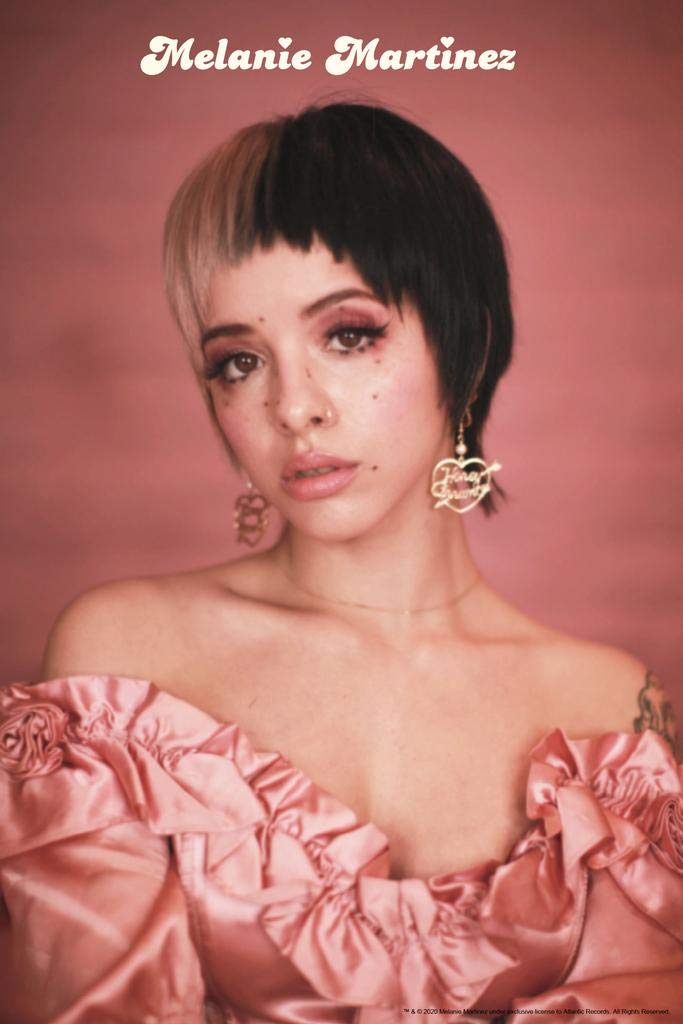 Poster Foundry Melanie Martinez Heart Earrings Crybaby Detention K12 Album Music Merch Stretched Can