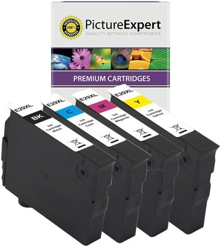 Picture Expert 29XL Compatible High Capacity Black, Cyan, Magenta, Yellow Ink Cartridges For Epson Printers