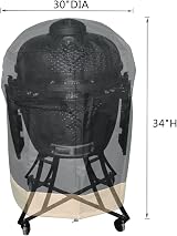 Onlyfire 30in Kamado Grill Cover Fits Big Green Egg Kamado Joe Classic Large view 8