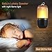DIKAOU Portable Wireless Speakers, Flame Table Lamp, Romantic Camping Bluetooth Speakers with Superior Stereo Sound, BT4.2, IPX65 Speakers for Home, Camping, Travel, Outdoors, Gift for Women Men