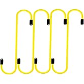 KOMITASUI Brake Caliper Hangers Brake Caliper Hanger Hooks with Rubber Tips Automotive Tools for Braking, Axle, Bearing and Suspesion System Work(4pcs Yellow)