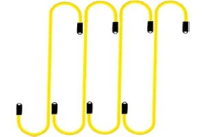 KOMITASUI Brake Caliper Hangers Brake Caliper Hanger Hooks with Rubber Tips Automotive Tools for Braking, Axle, Bearing and Suspesion System Work(4pcs Yellow)