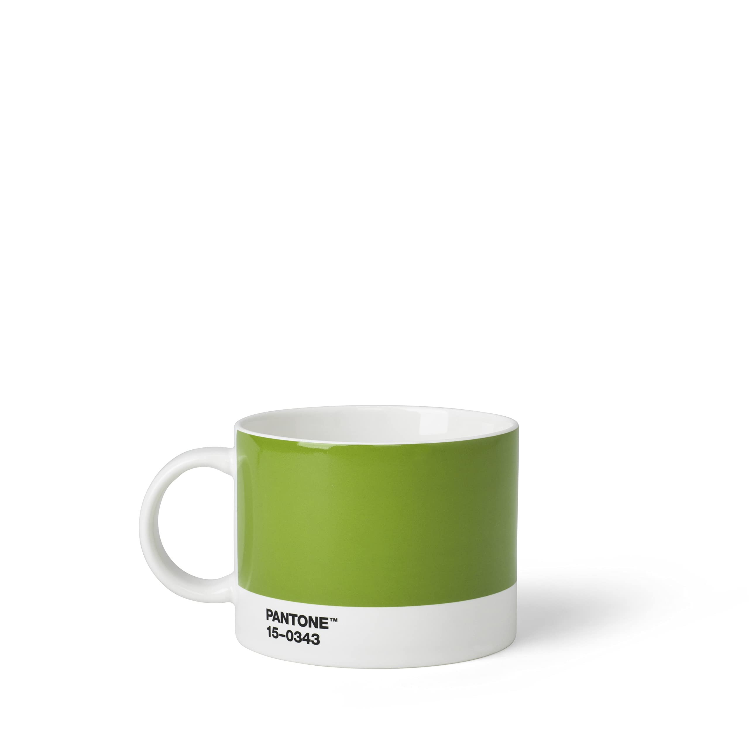 Copenhagen Design Pantone Cup, Tea/Coffee Mug, fine China (Ceramic), 475 ml, Green, Greenery 15-0343, Color of The Year 2017, 1 Count (Pack of 1)