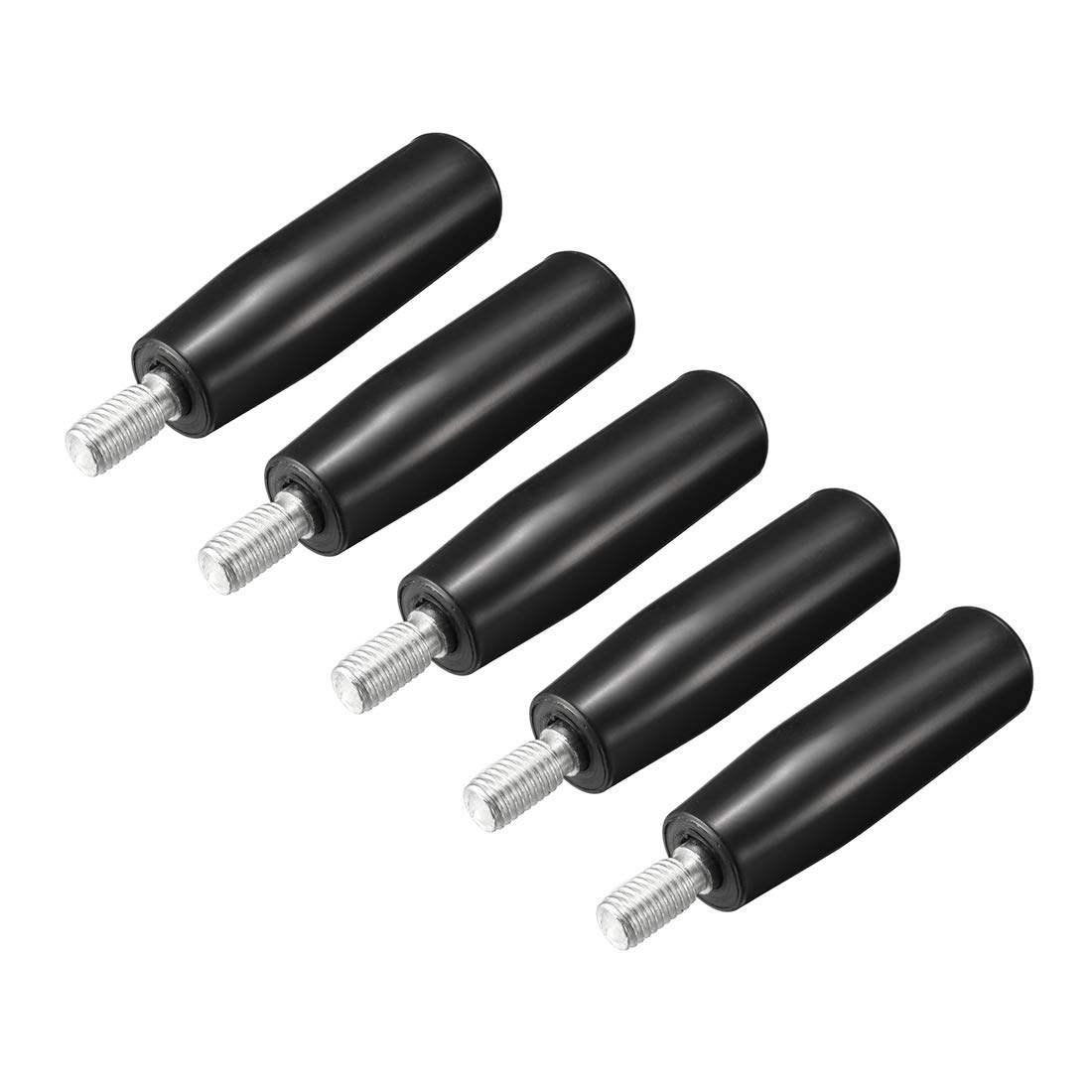 sourcing map 5Pcs Revolving Handwheel Machine Handle M10 Male Threaded Stem for Milling Machinery