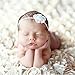 Aaronam Newborn Baby Photography Photo Props 3D Rose Flower Backdrop Beanbag Blanket Rug (White)