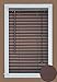 Achim Home Furnishings Luna 2-Inch Vinyl Blind, 31 by 64-Inch, Mahogany
