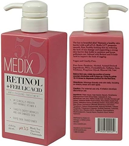 medix 5.5 retinol cream with ferulic acid reviews