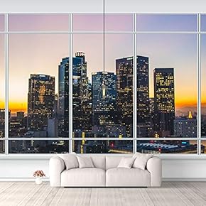 Wall Murals for Bedroom Japanese Style Grid Door View Large Removable Wallpaper Peel and Stick Wall Stickers - 66x96 inches