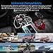 12V USB Outlet, ADSDIA 12V/24V 36W Aluminum Quick Charge 3.0 USB Car Charger Waterproof Dual Fast Charger Socket Power Adapter Outlet with LED Display for Car Boat Motorcycle RV Golf Cart DIY Kit
