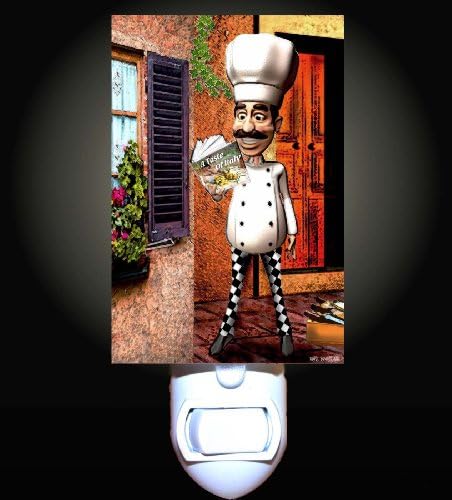 Italian Chef Decorative Night Light